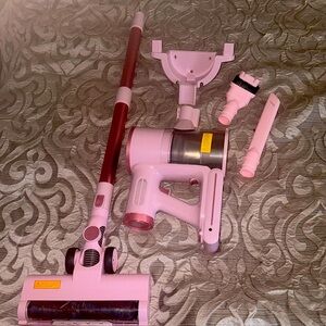 Hello I’m selling my pink vacuum. It lights up, comes with charger, and electric